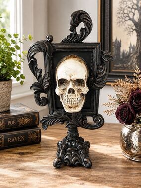 Halloween Skeleton 💀 Portrait Home Decor 13.5” x 7”